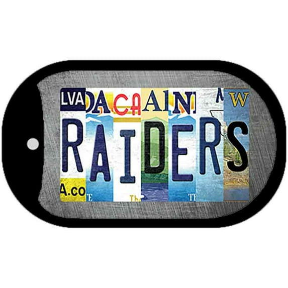 Raiders Strip Art Novelty Metal Dog Tag Necklace DT-13154 2" x 1" Dog Tag (DT)