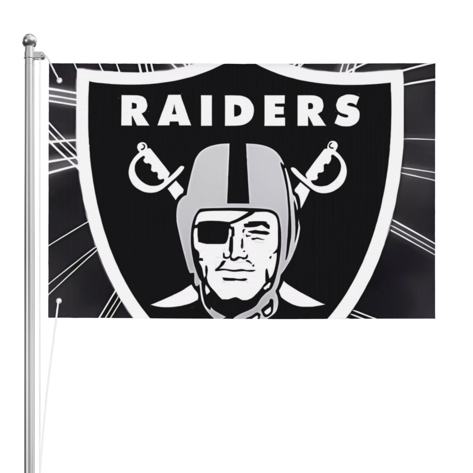 Las Vegas Raiders Double-Sided Garden Flag – 12x18 Inches – NFL Team Spirit