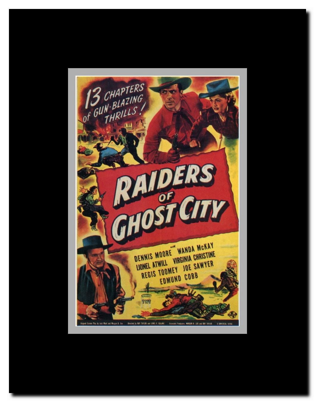 Raiders of Ghost City Framed Movie Poster