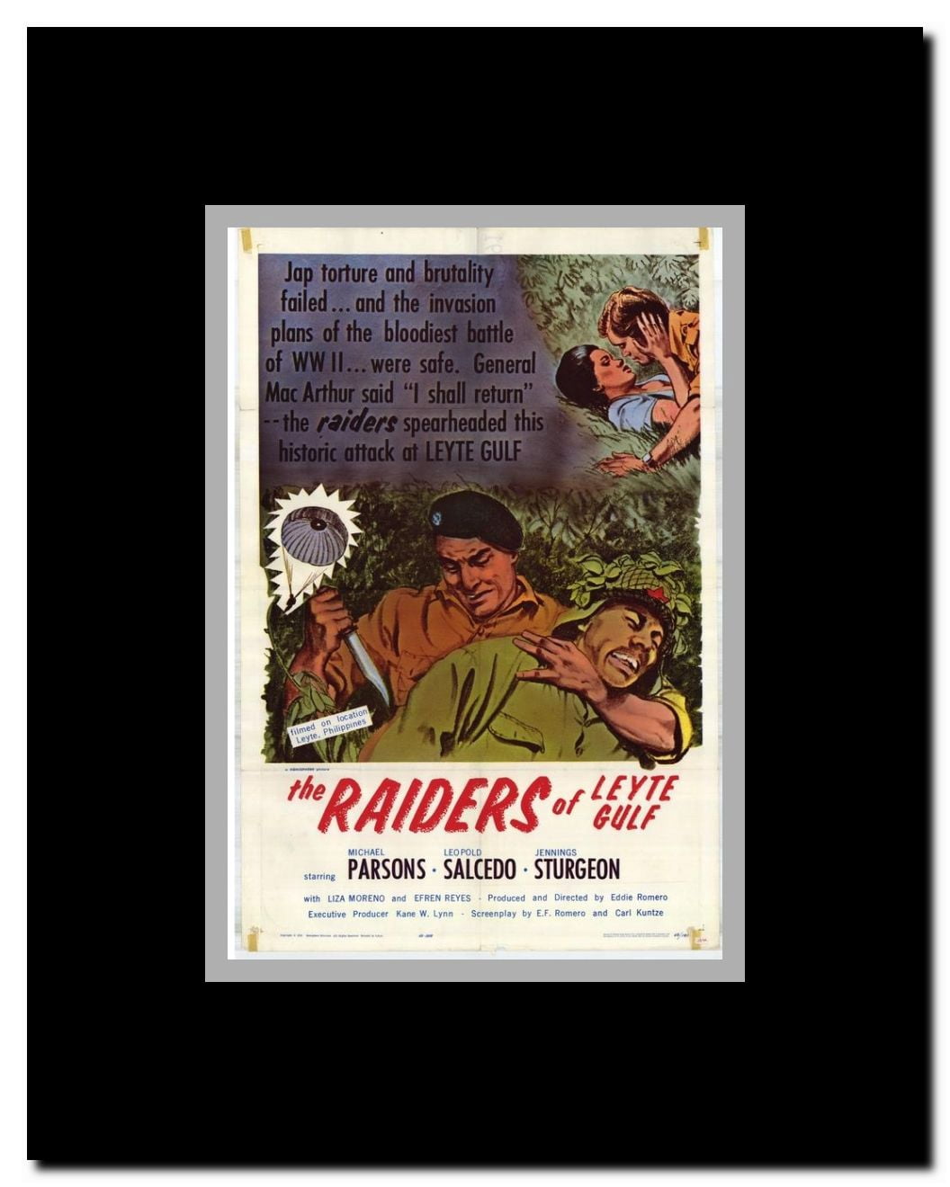 Raiders of Leyte Gulf Framed Movie Poster