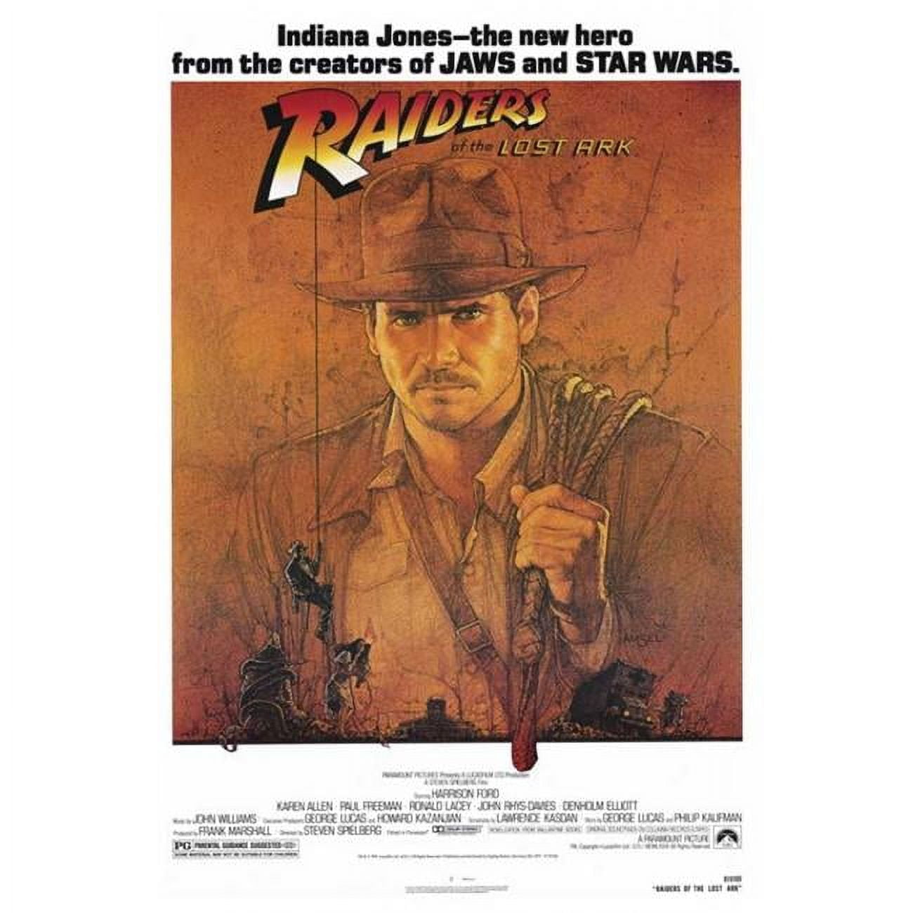 Raiders of the Lost Ark Movie Poster Print (27 x 40) - Walmart.com