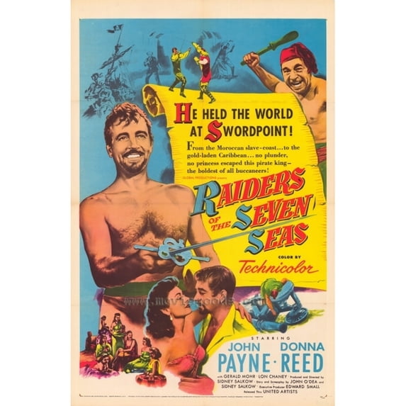 Raiders of the Seven Seas Movie Poster (11 x 17) - Item # MOVGH1036