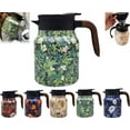 thumbnail image 1 of Raidley Vintage Floral Pattern Tea Thermos, Doresty Thermos Tea Pot, Tea Thermos With Infuser,Vintage Floral Pattern Tea-Built-In Infuser, Stainless Steel Thermal Carafe With Lid For Hot Drinks, 1 of 7