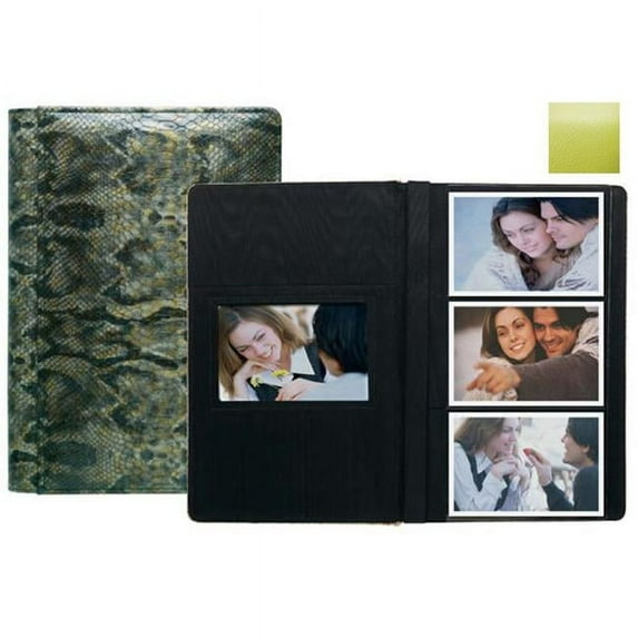 Raika 4in. x 6in. Three High Photo Album - Lime