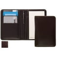 thumbnail image 1 of Raika AN 128 BROWN 3.5in. x 4.5in. Leather Card Note Taker Case with Pen - Brown, 1 of 1