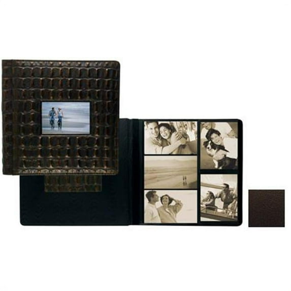 Raika TN 113 BROWN 4inch x 6inch Frame Front Large Album - Brown