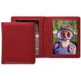 thumbnail image 1 of Raika ROMA RED smooth grain cowhide leather  151 travel duo frame - 4x6, 1 of 2