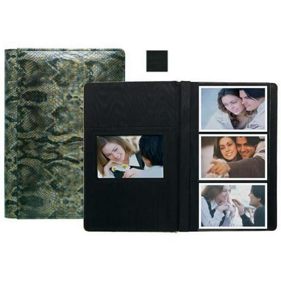 Raika VI 127 BLK 4in. x 6in. Three High Photo Album - Black