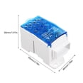 thumbnail image 1 of Rail 1 Pack 6 Positions Screw Terminal Strip Blocks With Cover Junction Box Branch Box Din Rail Terminal Block Wire Box Cabinet Wire Splitter Connector UKK80A, 1 of 7