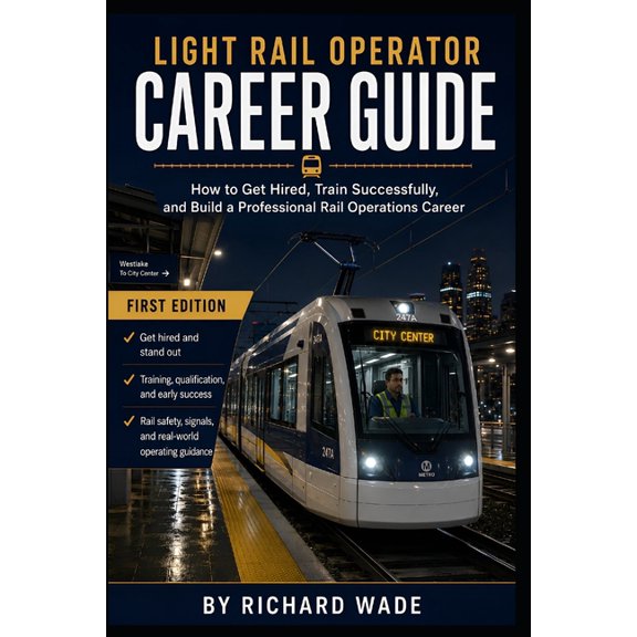 Rail Career Guide Light Rail Operator Career Guide: How to Get Hired, Train Successfully, and Build a Professional Rail Operations Career, (Paperback)