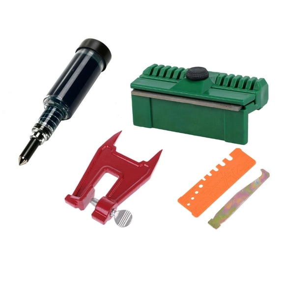 Rail Dresser Chainsaw Guide Bar Chain Saw Maintenance Kit 5pcs/set Easy To Install Polishing Blade High Quality