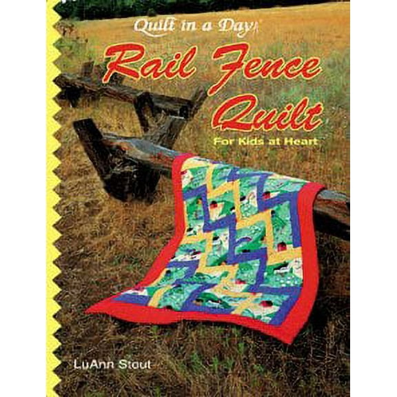 Rail Fence Quilt for Kids at Heart