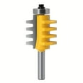 thumbnail image 1 of Rail Reversible Finger Joint Glue Router Bit Cone Tenon Woodwork Cutter Power Tools Wood Router Cutter, 1 of 8