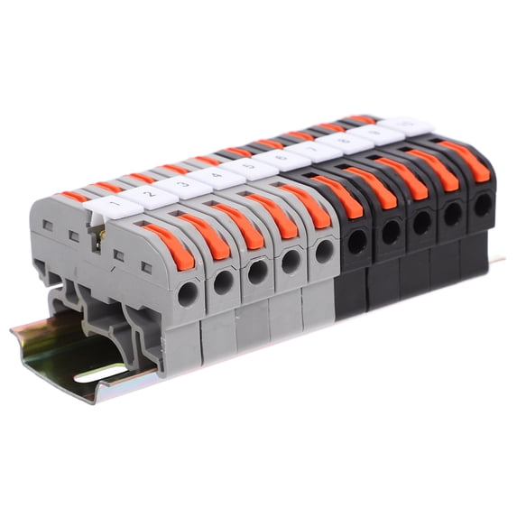 Connect Rails Connector Rail Terminal Block Kit Terminal Block Quick Connect Wire Connectors ...
