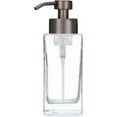 thumbnail image 1 of Rail19 Modern Square Glass Foaming Soap Dispenser, 12oz (Bronze), 1 of 4