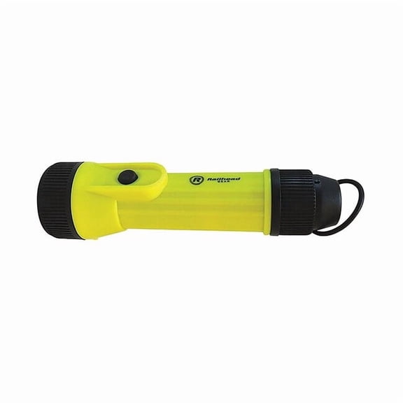 Yellow LED Handheld Flashlight, Alkaline D, 130lm KE-FL40