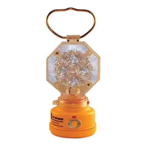 Railhead Gear Safety Light,Clear,LED,2 D Batteries M8-LED C