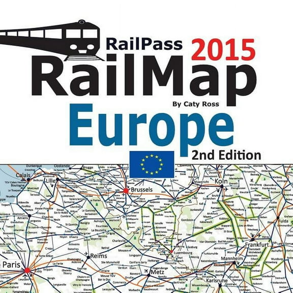 Railpass Railmap Europe 2015: Icon Illustrated Railway Atlas of Europe Ideal for Interrail and Eurail Pass Holders