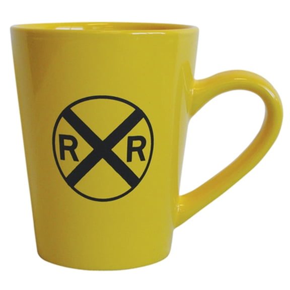 Railroad Crossing Ceramic Mug 14 oz.