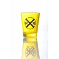 thumbnail image 1 of Railroad Crossing Yellow Shot Glass, 1 of 2