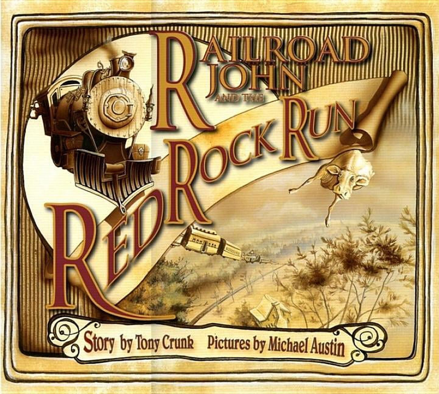 Railroad John and the Red Rock Run (Hardcover) - image 1 of 1