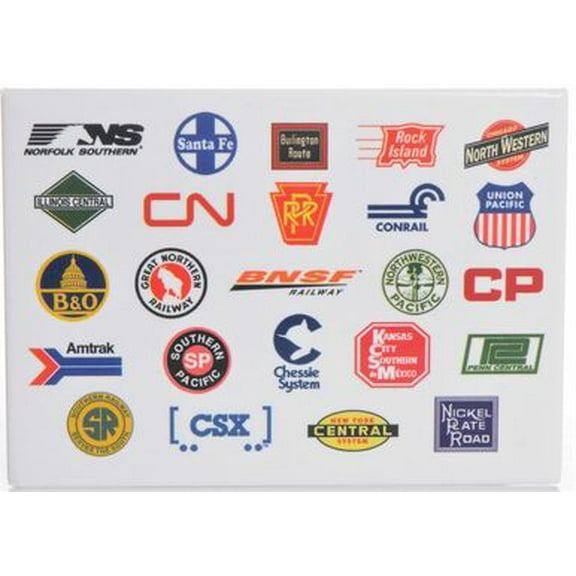 Railroad Logos  Magnet