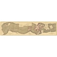 thumbnail image 1 of Railroad Map - Atlantic and Pacific Railroad - 1883 - Vintage Wall Art, 1 of 4