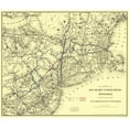 thumbnail image 1 of Railroad Map - Delaware and North River Railroad - Colton 1890 - Vintage Wall Art, 1 of 4