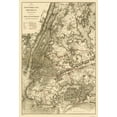 thumbnail image 1 of Railroad Map - New York City Brooklyn Elevated Railroad - Colton 1885 - 23 x 33 - Vintage Wall Art, 1 of 5