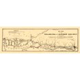 thumbnail image 1 of Railroad Map - Philadelphia and Baltimore Railroad - Trautwine 1853 - Vintage Wall Art, 1 of 4