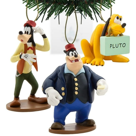 Railroad "Pete, Goofy & Pluto" 3 pc. Ornament Set