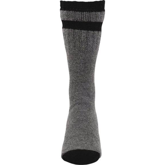 Railroad Sock Men's Black Stripe Wool Sock 2962 BK