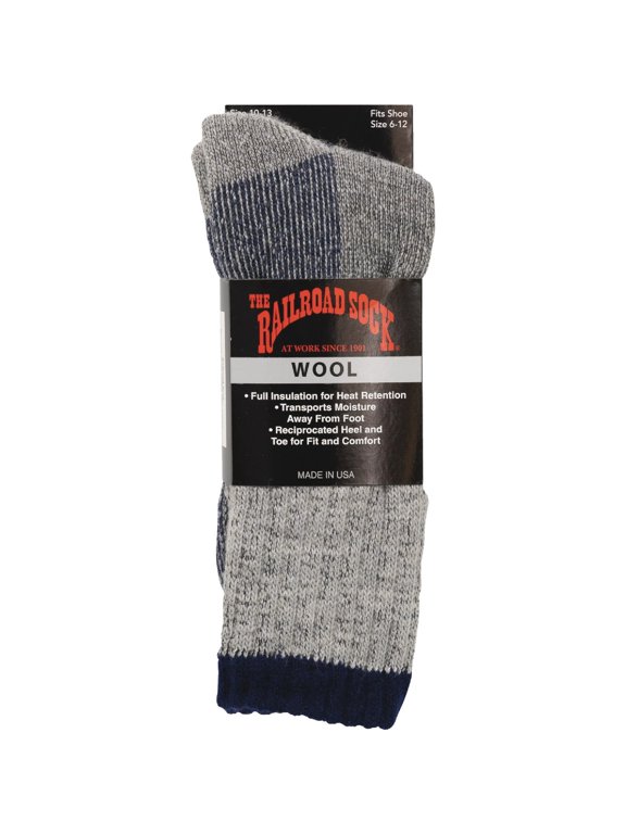 Railroad Sock Mens Black Outdoor Boot Sock