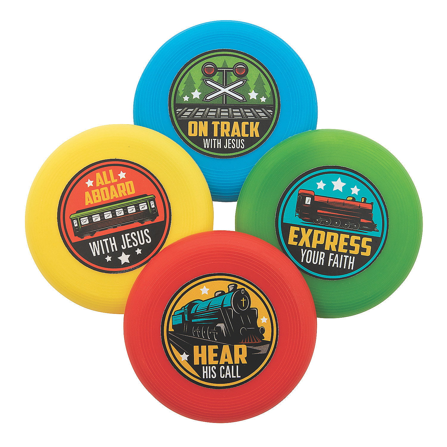 Railroad Vbs Flying Discs - Party Favors - 72 Pieces - Walmart.com