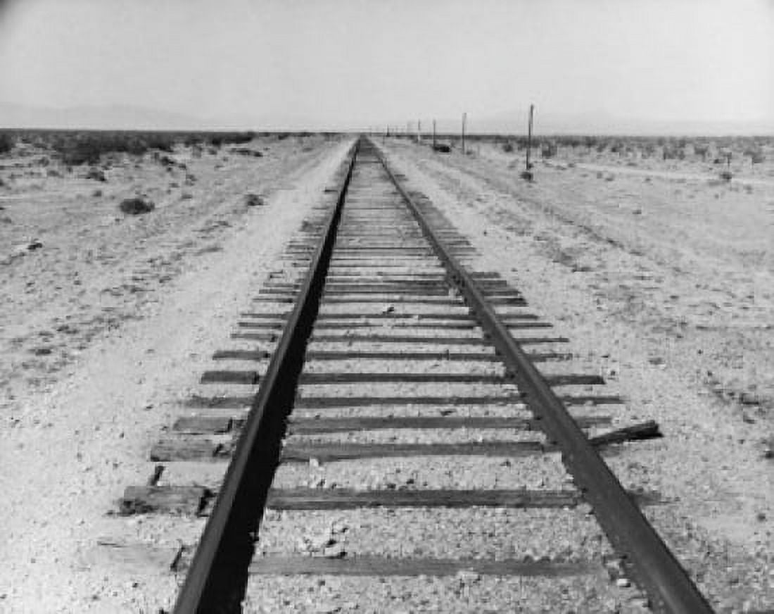 Railroad track passing through a landscape Canvas Art - (18 x 24)