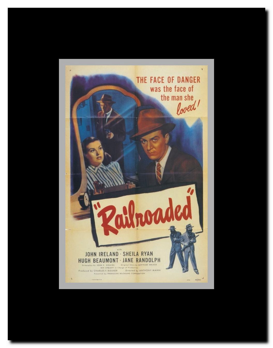 Railroaded! Framed Movie Poster
