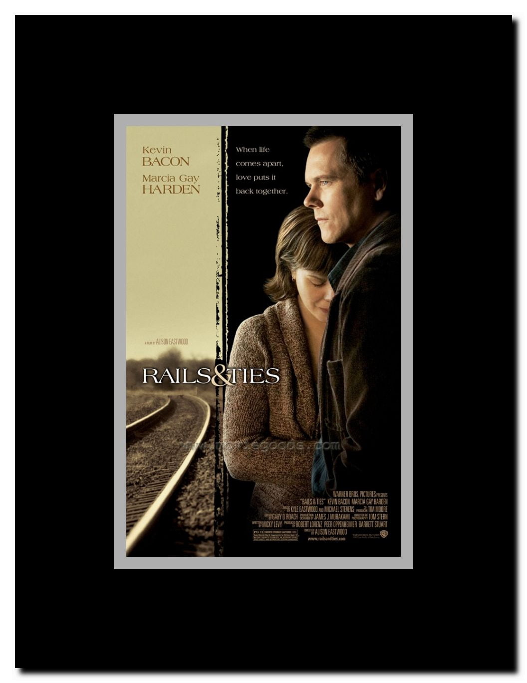 Rails & Ties Framed Movie Poster