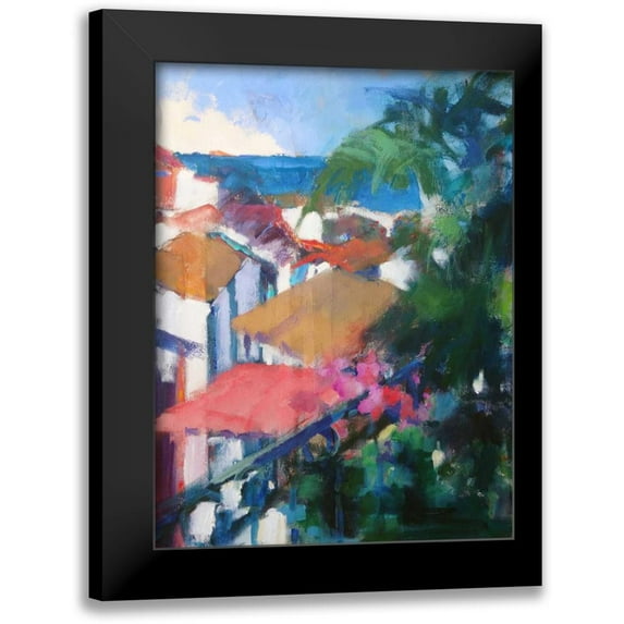 Railsback, Page Pearson 15x18 Black Modern Framed Museum Art Print Titled - Best View