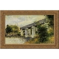thumbnail image 1 of Railway Bridge at Argenteuil 24x18 Gold Ornate Wood Framed Canvas Art by Monet, Claude, 1 of 2