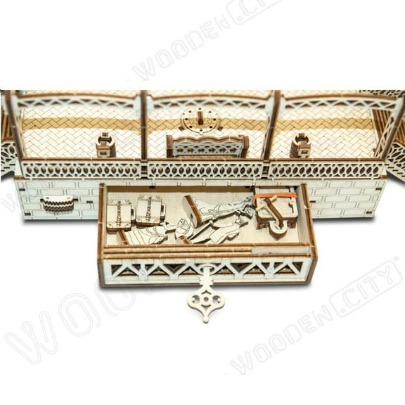 Railway Station - 3D Mechanical, Engineering Self-Assembled Puzzle