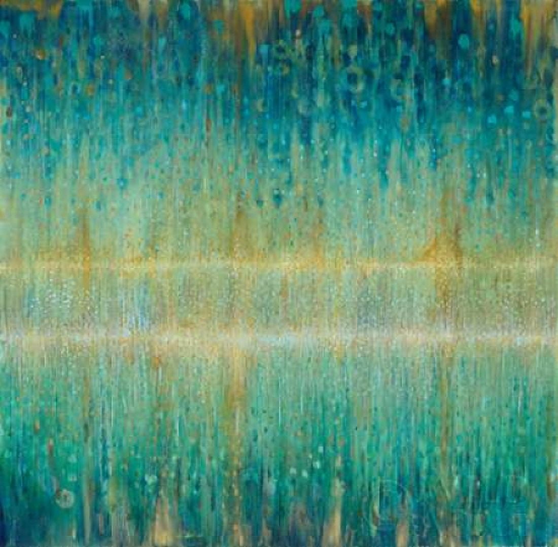 Rain Abstract I Canvas Art - Danhui Nai (24 x 24)