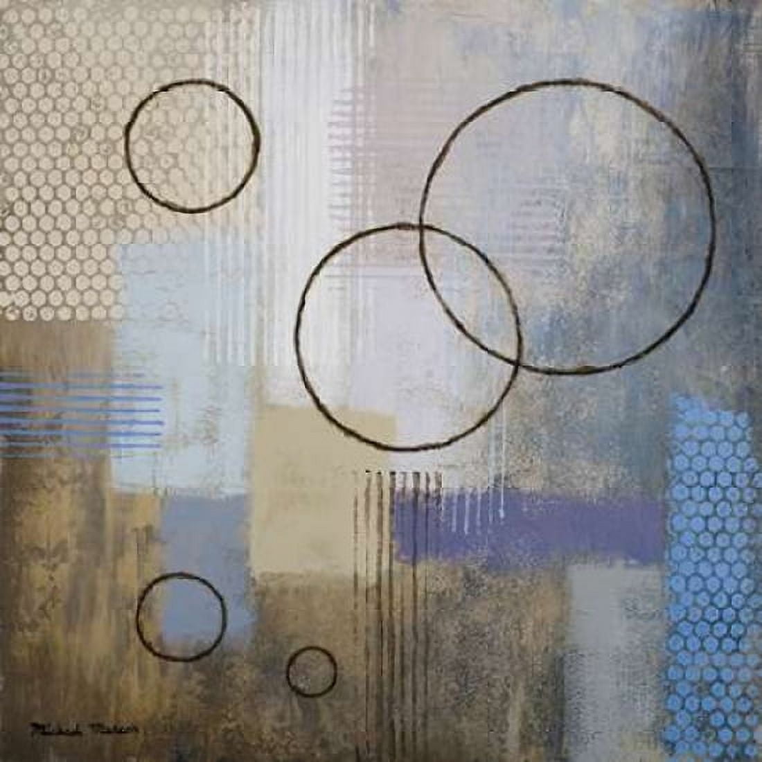 Rain Abstract I Canvas Art - Michael Marcon (24 x 24)