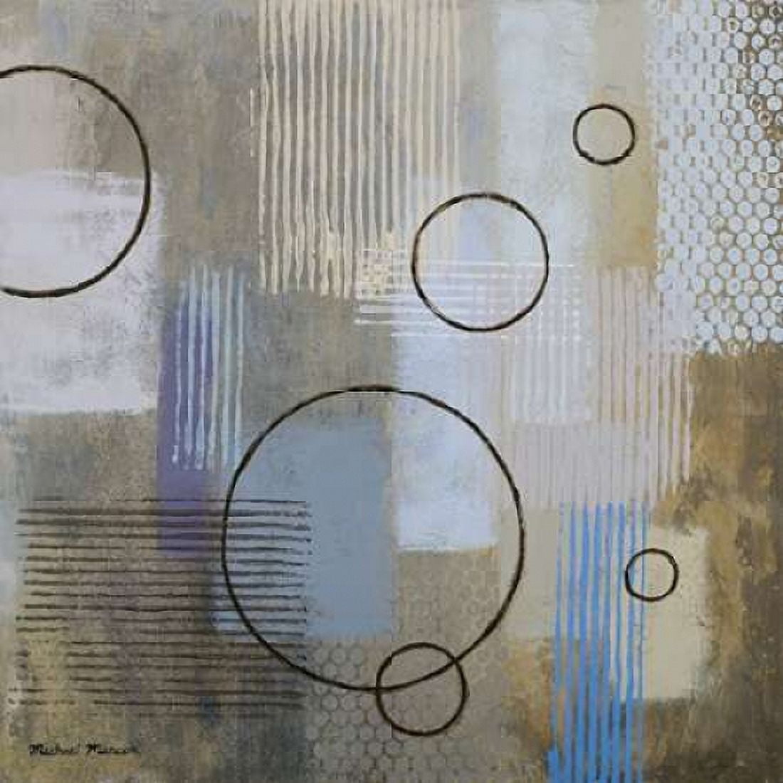 Rain Abstract II Canvas Art - Michael Marcon (24 x 24)