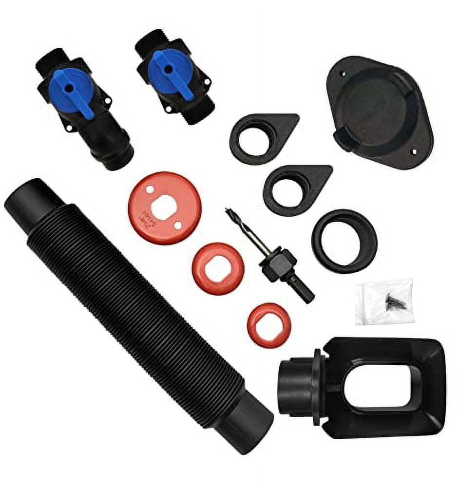 Rain Barrel Diverter Kit Rain Diverter For 3 X 4 Inch Downspouts, Includes Spigot And