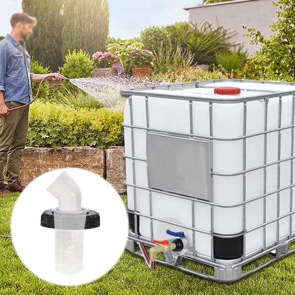 Rain Barrel Filter Bag Washable Rainwater Collection Filter Sock Debris Leaf Sediment Catcher For Rainwater Tank Water Storage Bucket(White-25Cm)