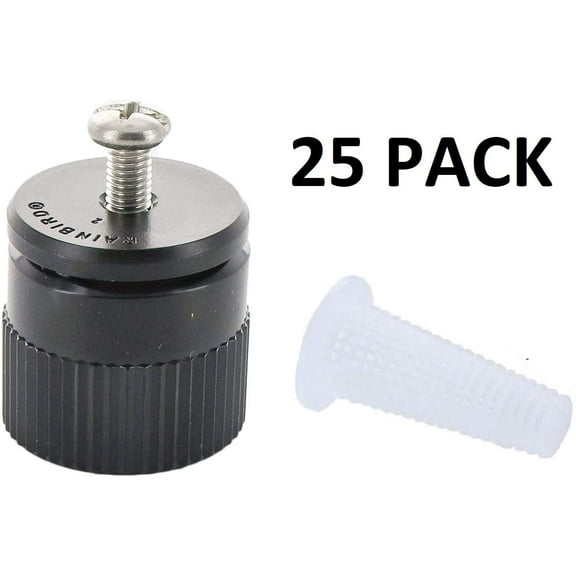 Rain Bird 1300 Series Full Circle Flower Bubbler Head 1300A-F - Adjustable Flow - Multicolor