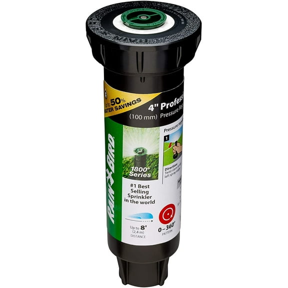 Rain Bird 4" 8' Adj Prs Sprinkler 1804AP8PRS