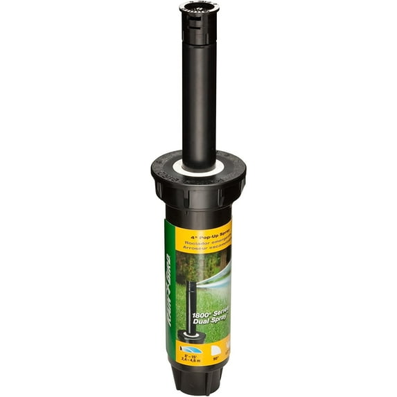 Rain Bird 1800 Series Pop-Up Sprinkler 1804QDS-25 - 4 In, Quarter-Circle 90 Pattern
