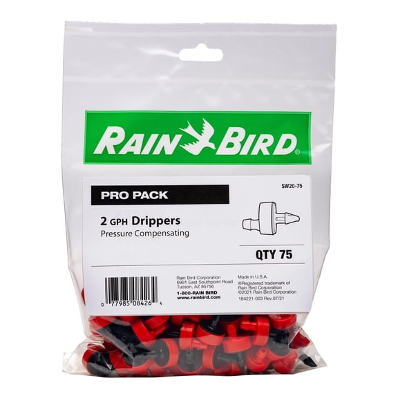 Rain Bird Spot Drip Irrigation Emitter 2 gph 1 pk