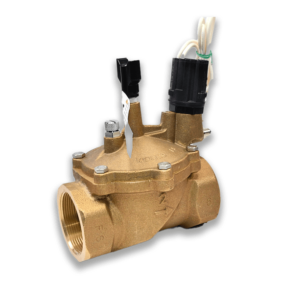 Rain Bird 200EFBCP 2" Brass Electric Irrigation Valve ReverseFlow 24VAC